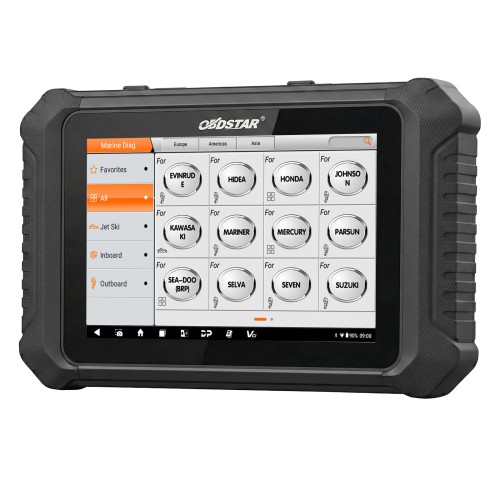 [Full Configuration] OBDSTAR MarineMaster Marine Diagnostic Tool A+B+C+D for Jet ski, Outboard, Inboard, Generator Update of D800 Free Update 2 Years