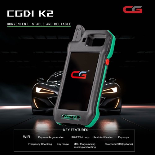 [EU Ship] CGDI K2 Remote Key Programmer With 3 Pieces of CGDI C4648 Super Chip Professional Multi-functional Smart Locksmith Key Tool Remote Generator