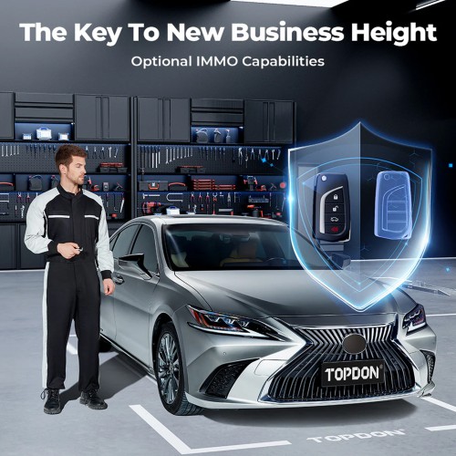 [UK/EU Ship] TOPDON TopScan Lite Supports 10 OBD2 Testing Modes, 8 Service Functions