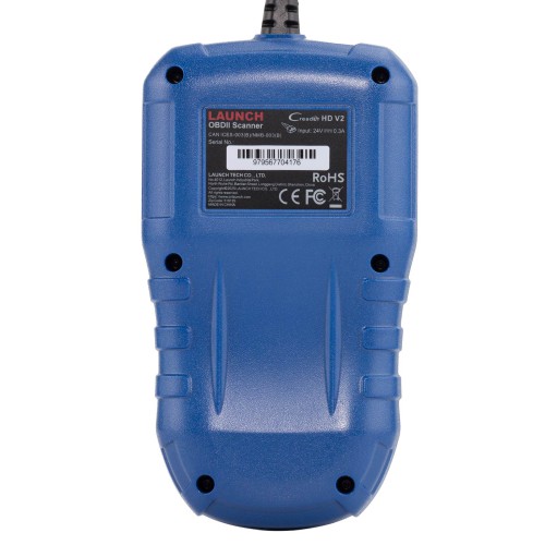 Launch CR HD V2 New Generation Heavy-duty Truck Tool Standard Configuration Supports J1708/ J1939/ J1979/ J1850/ PWM and VPW Protocols
