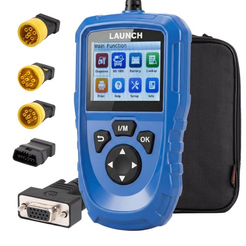 Launch CR HD V2 New Generation Heavy-duty Truck Tool Standard Configuration Supports J1708/ J1939/ J1979/ J1850/ PWM and VPW Protocols