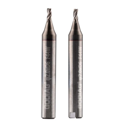 5Pcs GODIAG F44W 2.0MM End Milling Cutter φ2.0xD6x45Lx3F For SILCA MATRIX PRO, MATRIX EVO, MATRIX SLX, MATRIX SX, MATRIX S