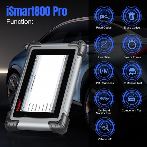 VIDENT iSmart800 Pro Automotive Diagnostic Analysis Scanner Support All Systems ECU Diagnosis Wide Vehicle Coverage