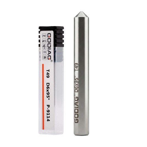 5Pcs GODIAG T49 95° Tracer D6x95°x45L-0.8 For SILCA MATRIX PRO, MATRIX EVO, MATRIX SLX, MATRIX SX, MATRIX S