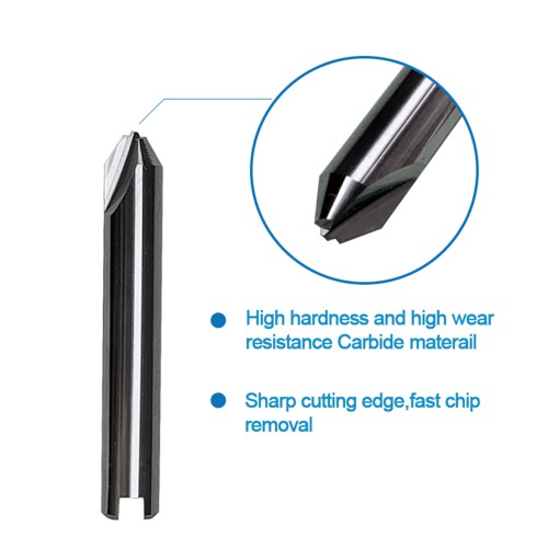 5Pcs GODIAG F27W Dimple Cutter φ2.8x100°xD6x40x1T For SILCA MATRIX PRO, MATRIX EVO, MATRIX SLX, MATRIX SX, MATRIX S