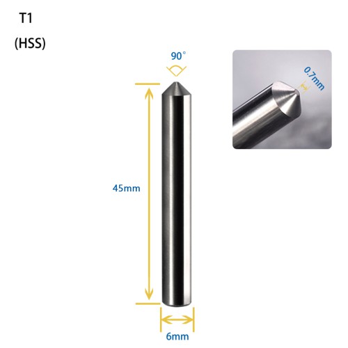5Pcs GODIAG T1 90° Tracer φ6x90°x48L-0.7 For SILCA MATRIX PRO, MATRIX EVO, MATRIX SLX, MATRIX SX, MATRIX S
