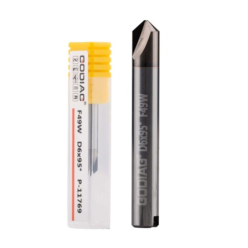 5Pcs GODIAG F49W 95° Dimple Cutter φ6x95°x2T For SILCA MATRIX PRO, MATRIX EVO, MATRIX SLX, MATRIX SX, MATRIX S