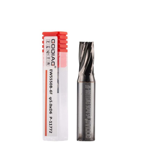 5Pcs GODIAG EW5550B-6F 5MM End Mill Cutter φ5.0x10xD6x32x6F For SILCA MATRIX PRO, MATRIX EVO, MATRIX SLX, MATRIX SX, MATRIX S