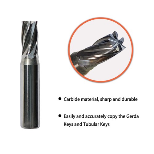 5Pcs GODIAG EW5550B-6F 5MM End Mill Cutter φ5.0x10xD6x32x6F For SILCA MATRIX PRO, MATRIX EVO, MATRIX SLX, MATRIX SX, MATRIX S