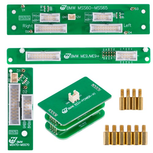 YANHUA ACDP DME Full Interface Board Package Including N20/N13,N55,B38,X1/X2/X3,X8,X5,X7,X4,B48/B58,MSV70/ MSS60/ MEV9+ DME Clone Interface Board