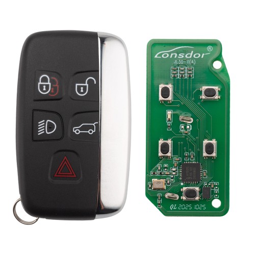 [UK/EU Ship] 5Pcs Lonsdor JLR 2010-2018 Universal Smart Key for Land Rover & Jaguar 315MHz/433MHz 2-in-1