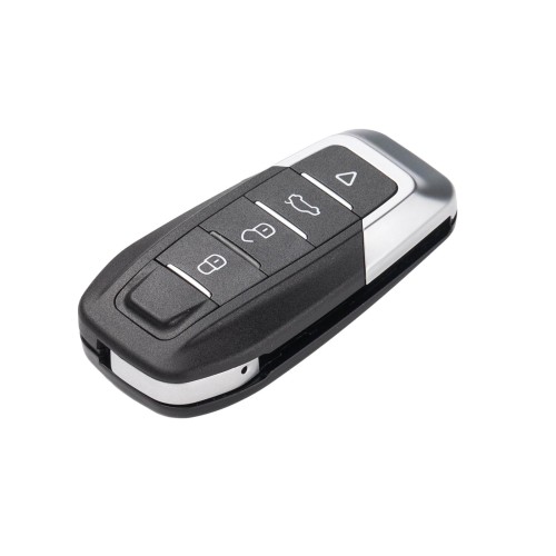 [5Pcs/Lot] XHORSE XKFEF8EN Second Generation Universal Remote Key FA.LL Wired Folding Key (4-Button - Glossy Black)