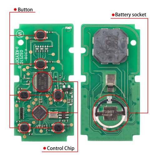 [5Pcs/Lot] KEYDIY TDB07-06 Universal Remote Key PCB Board Only