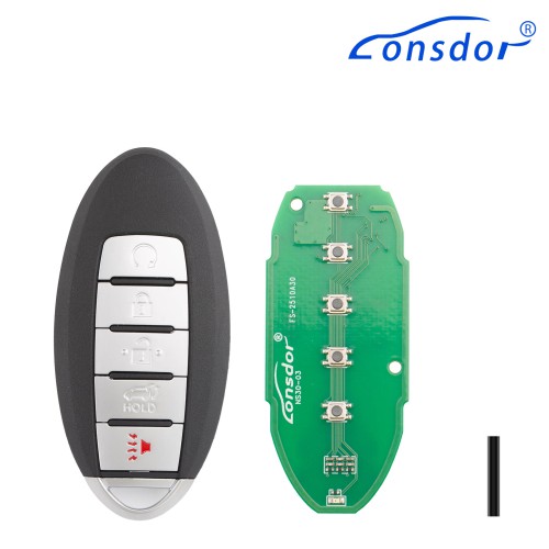 Lonsdor NS30-04 NS30 for Nissan/Infiniti Smart Key 5 Buttons Supports ID46 ID47 ID4A