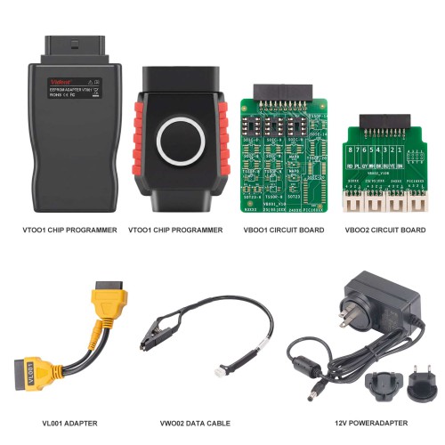 VIDENT iODO Master520 Pro Professional Odometer Adjustment Tool With Chip Programming Packages, OBD2 + Odometer Adjustment + Oil Reset, Read/Write ECU
