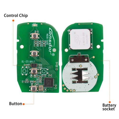 Lonsdor HD30-1D HD30 Smart Key 4 Buttons for Honda Supports ID46 ID47 ID4A