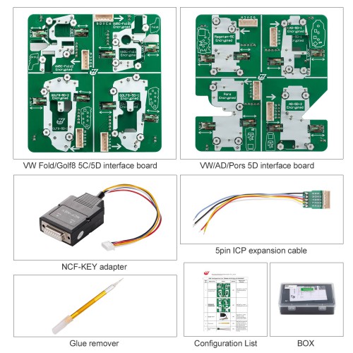 YANHUA ACDP Module 44 License + Board for Volkswagen/ Audi/ Porsche 5C/5D Key Programming Supports Adding Original New or Used Keys