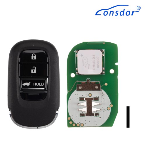 Lonsdor HD30-19 HD30 Smart Key 3 Buttons for Honda Supports ID46 ID47 ID4A