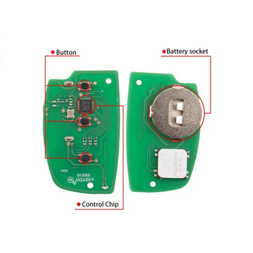 [5Pcs/Lot] KEYDIY ZB33-3 Universal Smart Key PCB Board