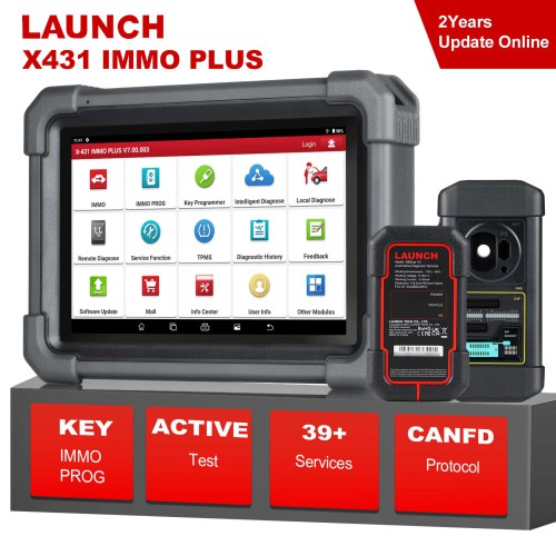 LAUNCH X431 IMMO PLUS Key Programmer Support IMMO Matching/ IMMO Programming/ Full-Diagnostic Function/ 39 Special Functions
