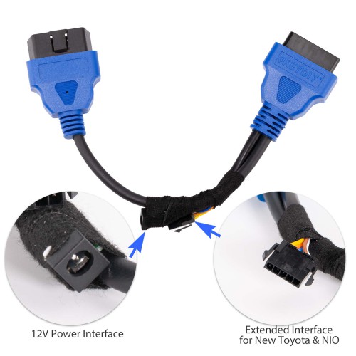 KEYDIY OBD Function Extension Cable for Ford Alarm Reset/Override on 2015-2018 Models and for All-key-lost on Ford models after 2018