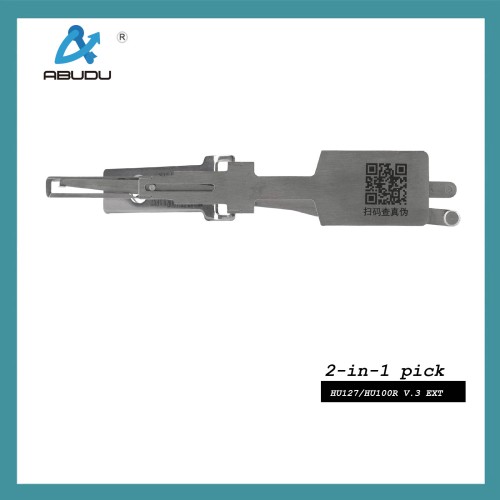 Abudu ABUDU HU127-HU100R Inner Mill Two-Track Unlocking and Reading Tool, Tooth Depth (8-cut) IC CARD: 1360