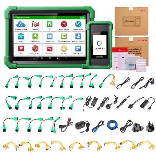LAUNCH X-431 PRO3S+ EV 10.1'' Overseas Online Diagnostic Configuration Supports EV Diagnostics & Battery Pack Analysis Local Diagnostics & Remote Diag