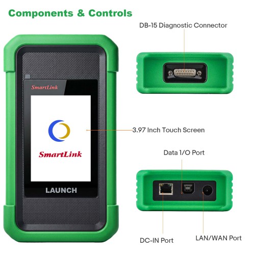 LAUNCH X-431 PRO3S+ EV 10.1'' Overseas Online Diagnostic Configuration Supports EV Diagnostics & Battery Pack Analysis Local Diagnostics & Remote Diag
