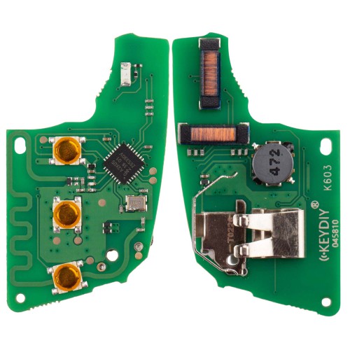 KEYDIY DZ-ZB15-3 Smart Key Board 3 Buttons for Volkswagen 5C Without Shell