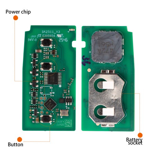 1Pc AUTEL IKEYTY003AL 3 Buttons 315/433 MHz for Toyota 4D & 8A