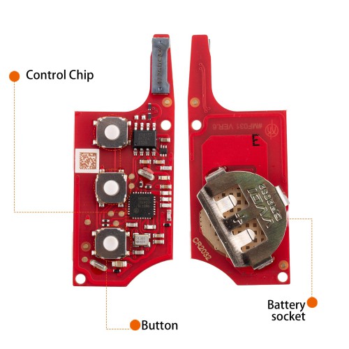 [5Pcs/Lot] XHORSE XEB520EN Second Generation B5 Key with XT57 Super Chip