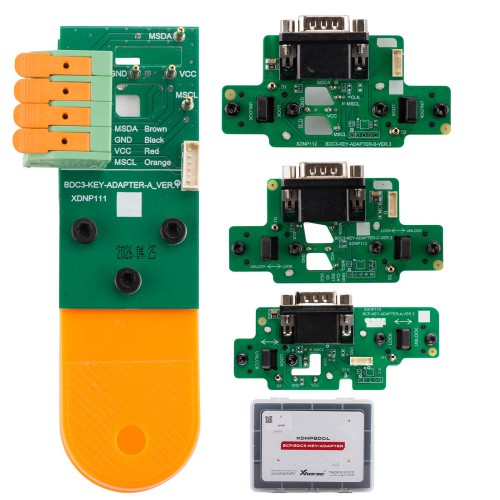 XHORSE XDNPBDGL BCP/BDC3 Key Apdater Kit BM.W Dedicated Adapter BDC2/BDC3/BCP/U New 4 Types