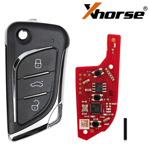 [5Pcs/Lot] XHORSE XKLKS2EN LEI.KSS Style(ENrome-plating) 2nd Generation Universal Wired Remote Key