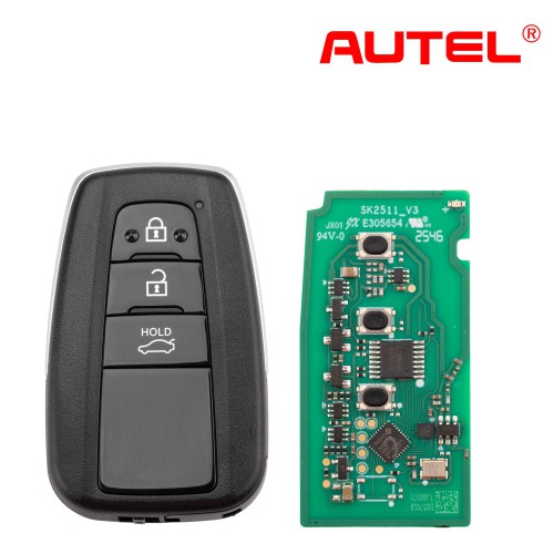 1Pc AUTEL IKEYTY003BL Key for Toyota 4D & 8A 3 Buttons