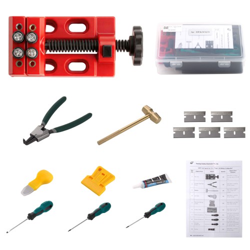 YANHUA Vtool -5C/5D Key Cutting Kits for VW/ Audi/ Porsche 5C/5D Key Shells Easy Removal