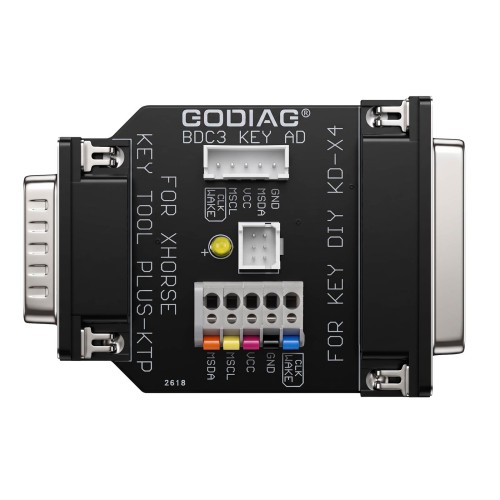 GODIAG BCP U KEY BDC2 BDC3 14-in-1 Adapter Kit for 5C/ 5D Encrypted Key Programming & Matching Supports KEY TOOL PLUS/IM608/KD-MAX/KD X4//KYDZ