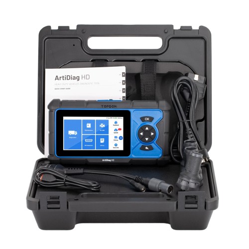 TOPDON Artidiag HD Heavy-Duty Scan Tool Supports 60+ Heavy-duty Brands with 2 Years Free Update