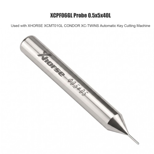 [5Pcs/Lot] XHORSE XCPF06GL Probe 0.5x5x40L Used with XHORSE XCMT01GL CONDOR XC-TWINS Automatic Key Cutting Machine