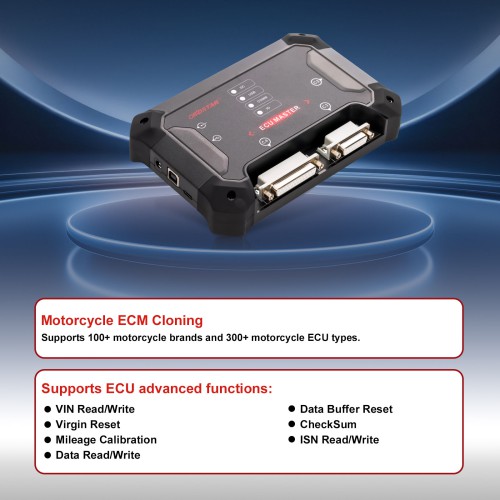 OBDSTAR ECU MASTER B Configuration: Motorcycle ECM