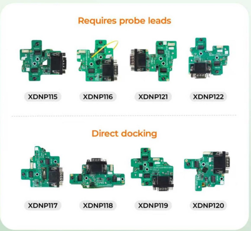 [UK/EU Ship] XHORSE XDNPVDGL 5C 5D Dedicated Key Adapter Kit New 8 Types Easily Read Key Data Work with Key tool plus, Multi prog