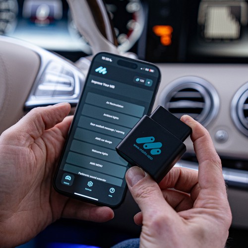 MBito OBD Device + 20 Credits Work with Phone APP Supports Diagnostics, Maintenance, Coding, Enable Hidden Features for Mercedes