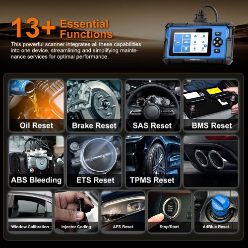 TOPDON ArtiDiag600 Elite Diagnostic Tool Compatible with Over 70 Brands Supports 13+ Maintenance Services and Multi-languages with 2-Year Free Updates