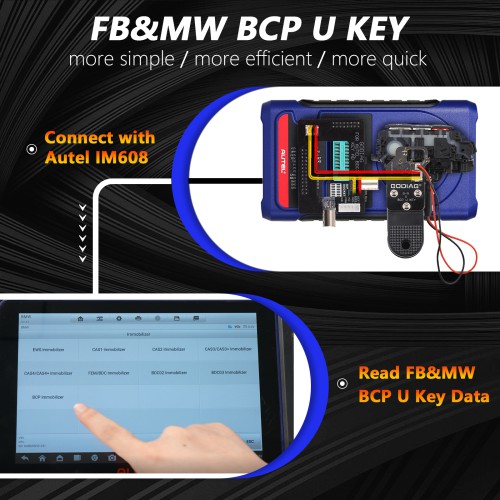GODIAG BCP U KEY BDC2 BDC3 14-in-1 Adapter Kit for 5C/ 5D Encrypted Key Programming & Matching Supports KEY TOOL PLUS/IM608/KD-MAX/KD X4//KYDZ
