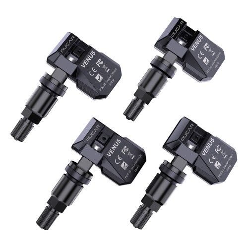 MUCAR VENU5 Tire Pressure Sensors Support 315MHz & 433MHz Dual Frequency 4PCS/Set.