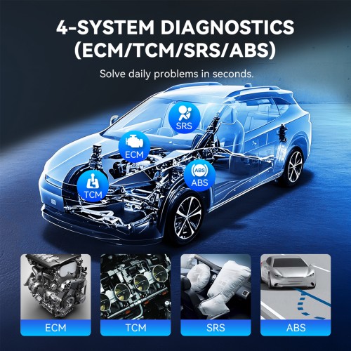 MUCAR 632 Diagnostic Scanner Supports 15+ Maintenance Functions, Full OBD2 Functions, Lifetime Free Update