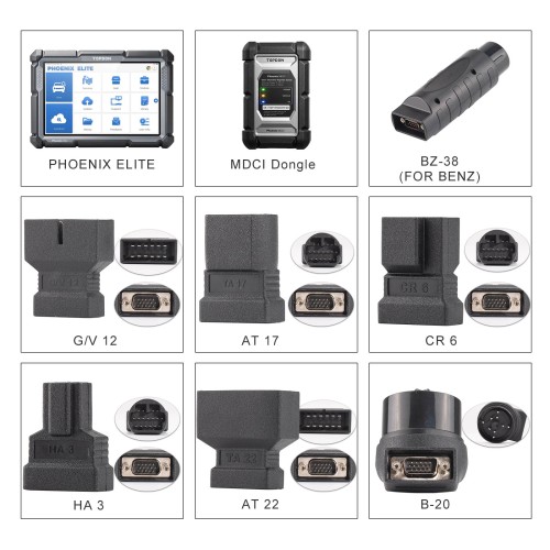 TOPDON Phoenix Elite Diagnostic Tool Supports Cloud-Based Programming CANFD with 2 Years Free Update