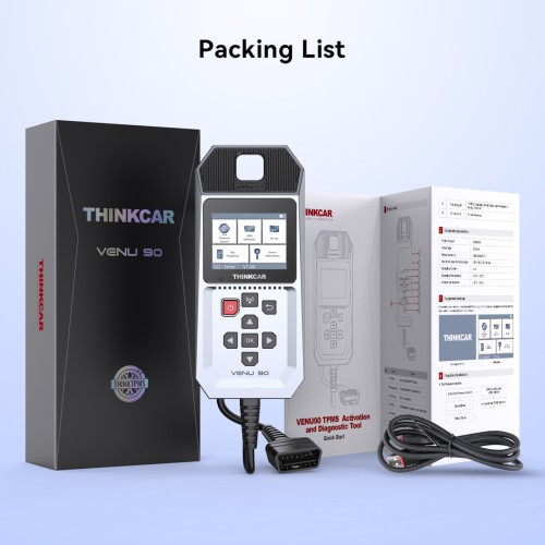 THINKCAR VENU 90 TPMS Activation & Diagnostic Tool Support All 315MHz/433MHz THINKCAR Tire Pressure Sensors Activation/ Programming, TPMS Diagnostics