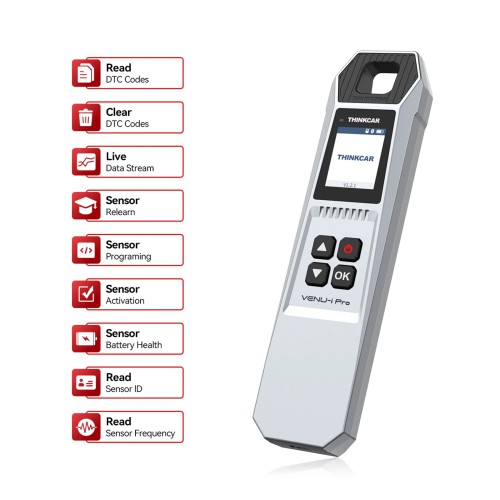 THINKCAR VENU IPRO Tire Pressure Diagnosis Tool Supports Sensor Activation/ Programming/ Learning, Tire Pressure Fault Diagnosis