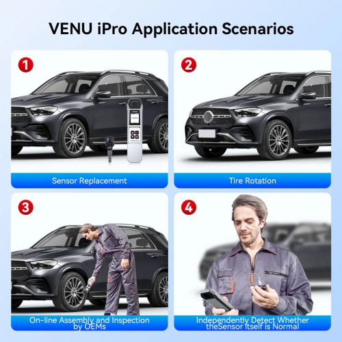 THINKCAR VENU IPRO Tire Pressure Diagnosis Tool Supports Sensor Activation/ Programming/ Learning, Tire Pressure Fault Diagnosis