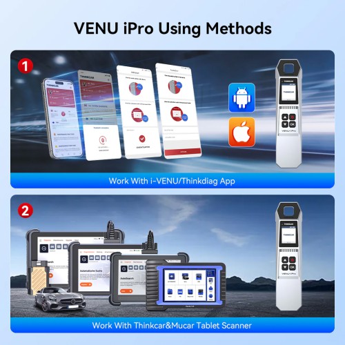 THINKCAR VENU IPRO Tire Pressure Diagnosis Tool Supports Sensor Activation/ Programming/ Learning, Tire Pressure Fault Diagnosis
